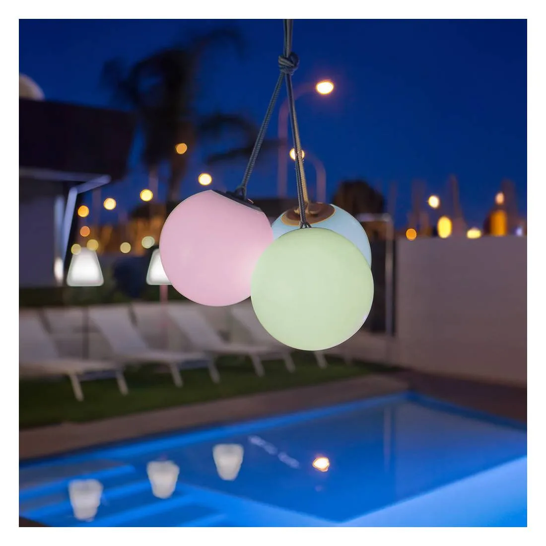 boule lumineuse led RGB