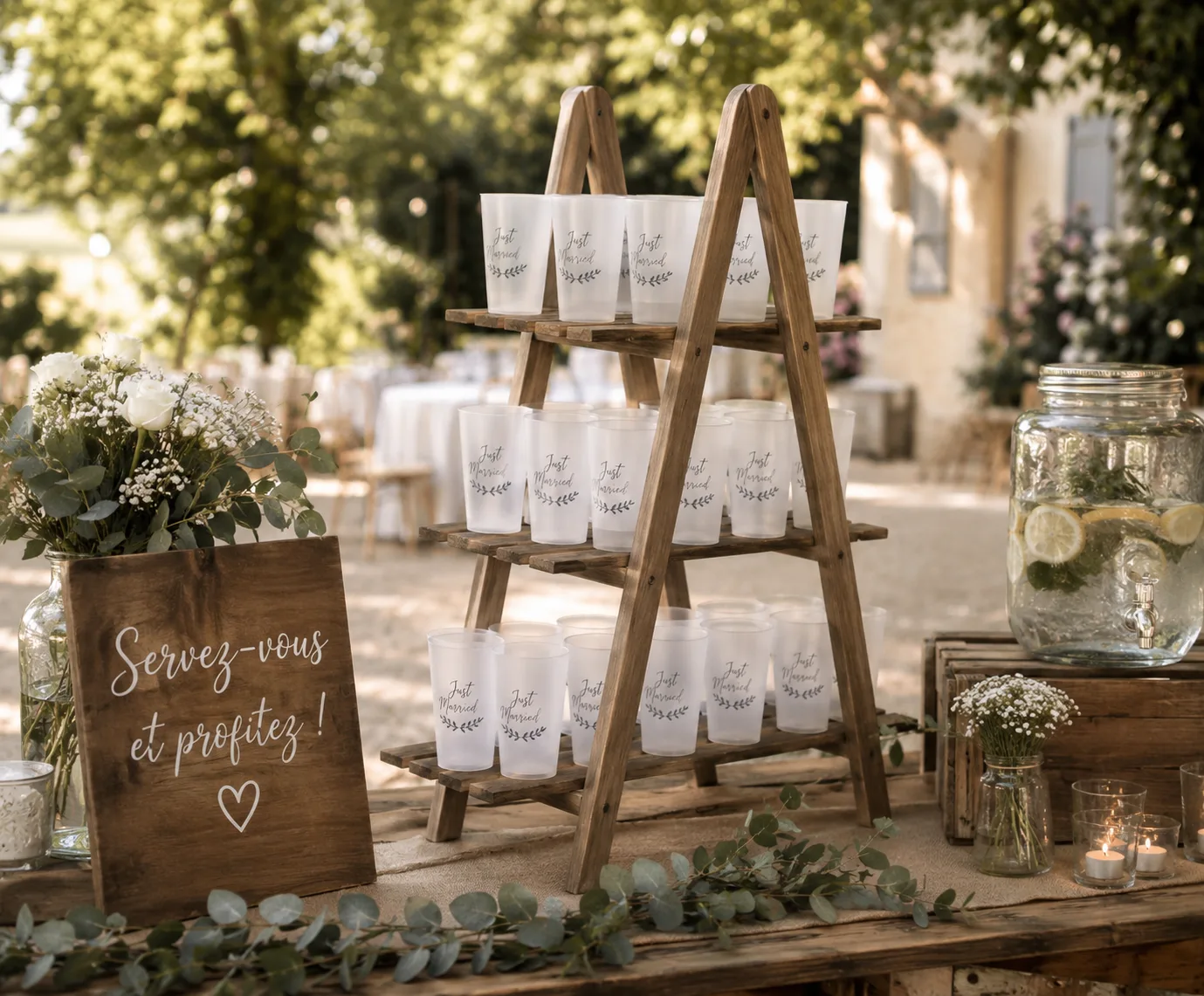 Etagère 3 tablettes bois naturel