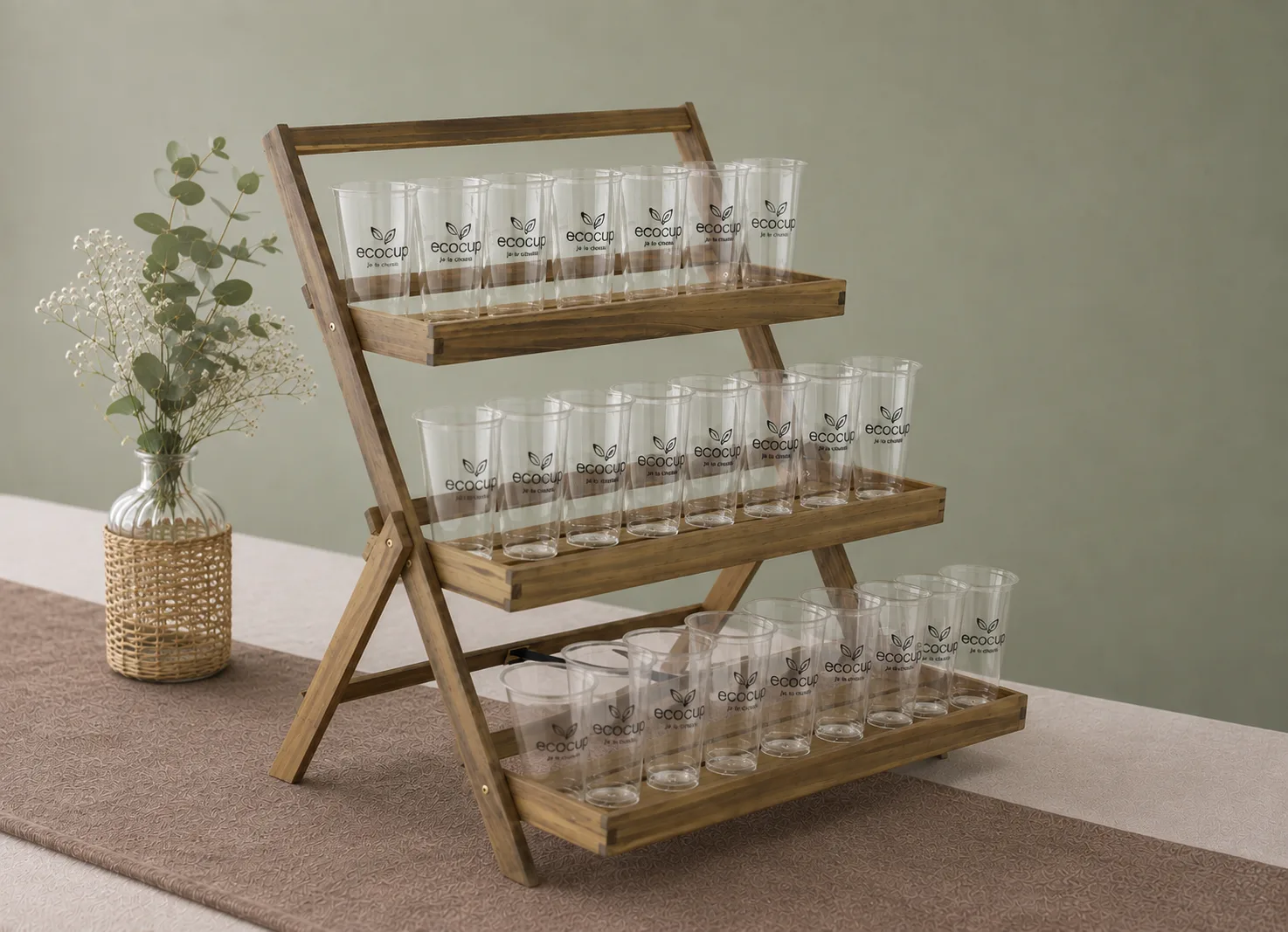 Étagère escalier  Ecocups