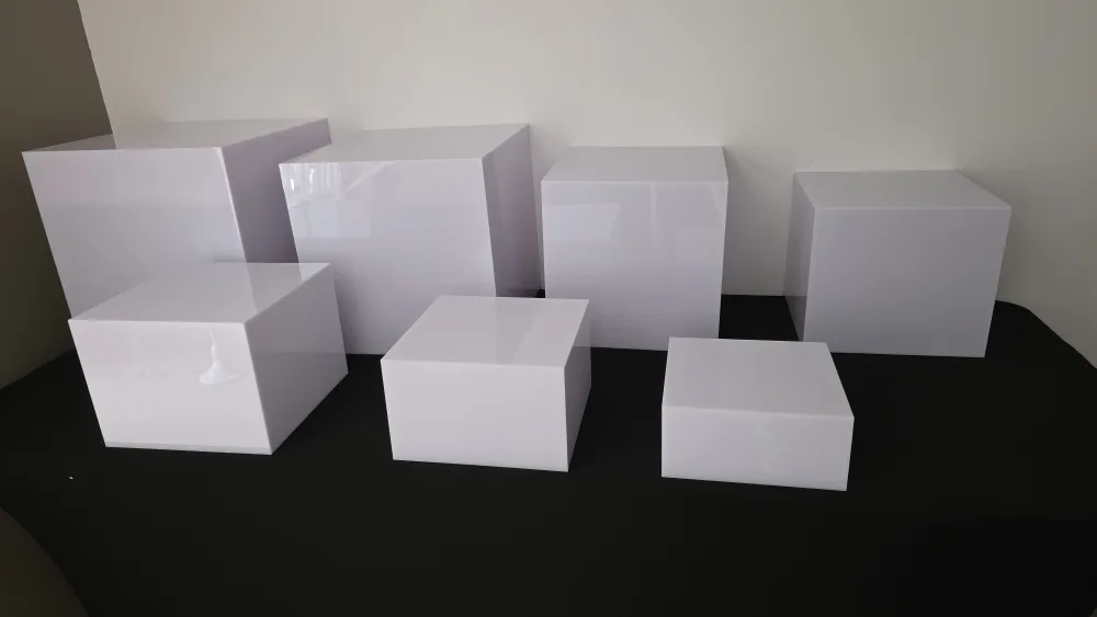 Cubes rehausseur blanc