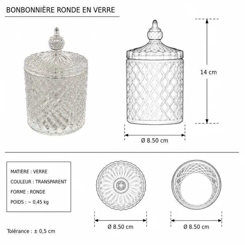 Mini bonbonnière Toolzia
