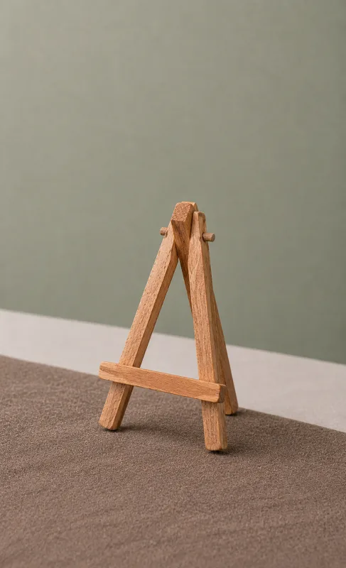 Chevalet de table bois naturel