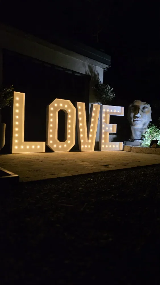 Lettre LOVE géante 120cm