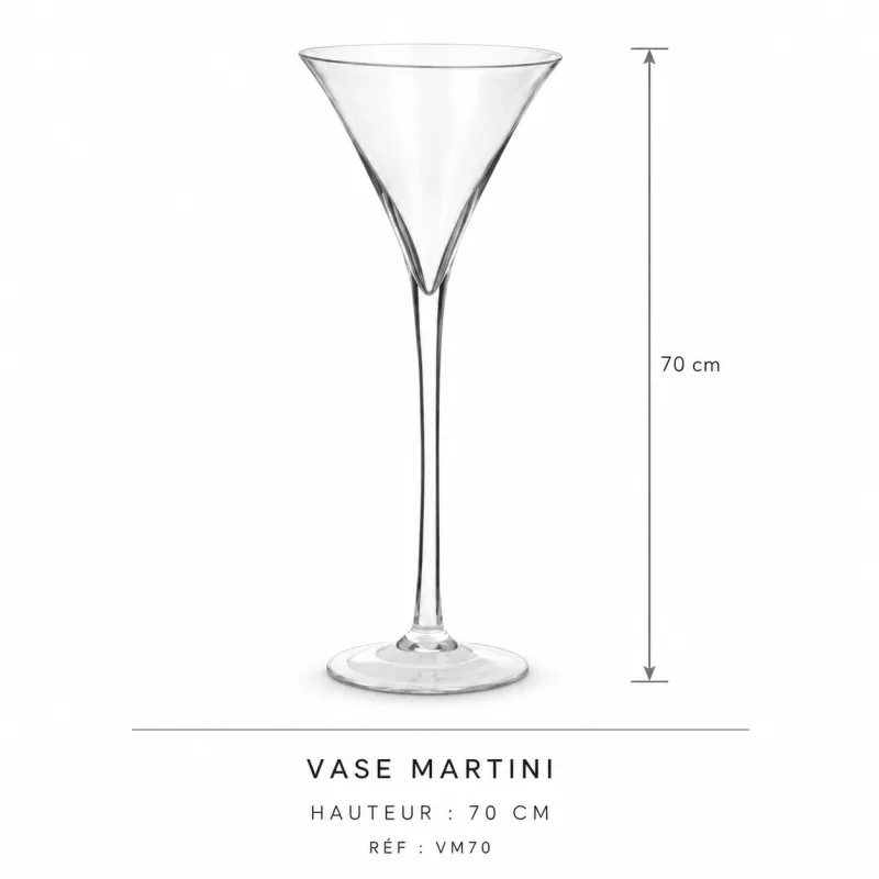 Vase Martini 70cm
