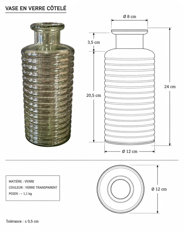 Vase Spetebo vert