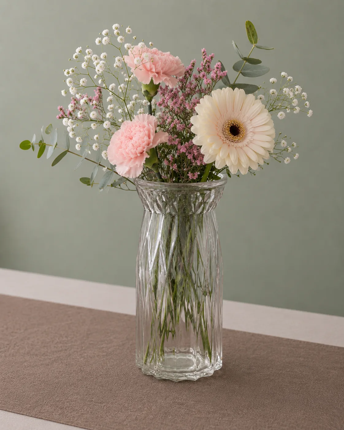 Vase Leworkus rose