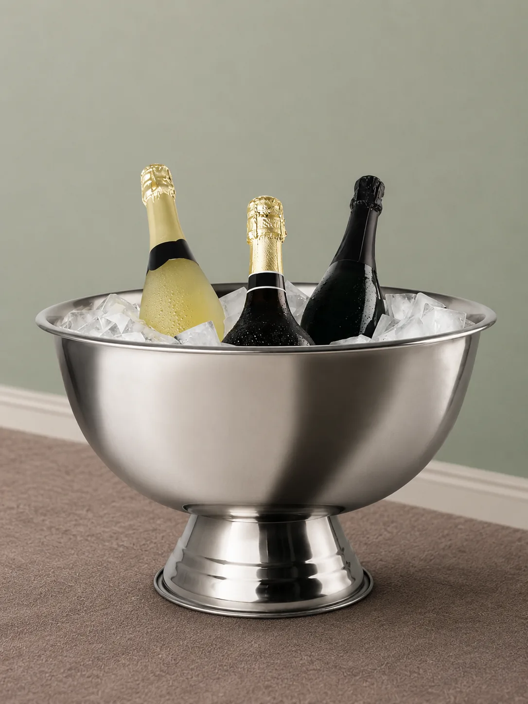 Vasque à champagne inox